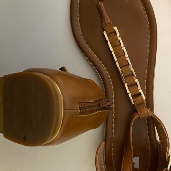 Bp light brown t strap flats - Picture 2 of 4